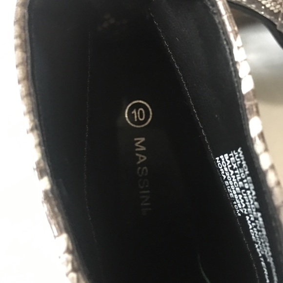 Massini Nora FAUX Snake Skin Boots - Picture 7 of 12